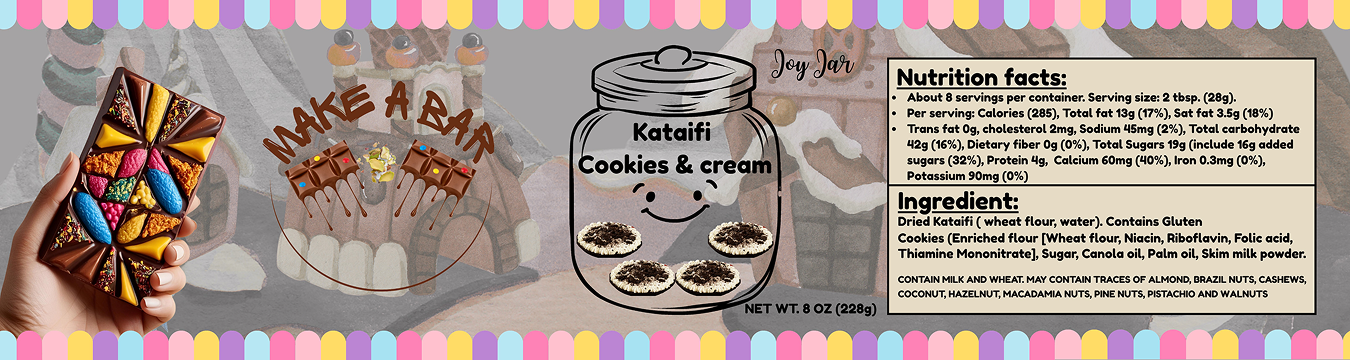 Kataifi Cookies n Cream 4oz
