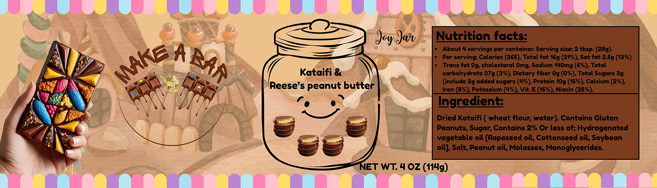 Kataifi Reeses Peanut Butter